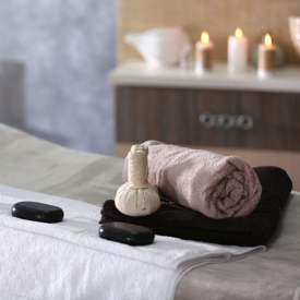 Spa Laundry With Hot Stones 600X600